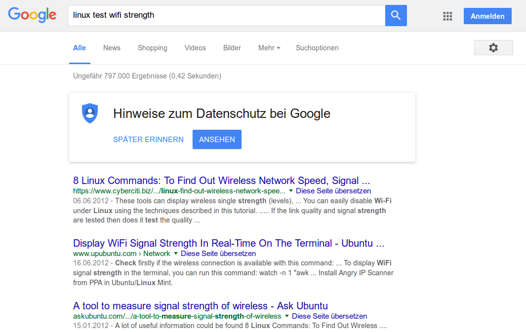 google suche nach 'linux test wifi strength'